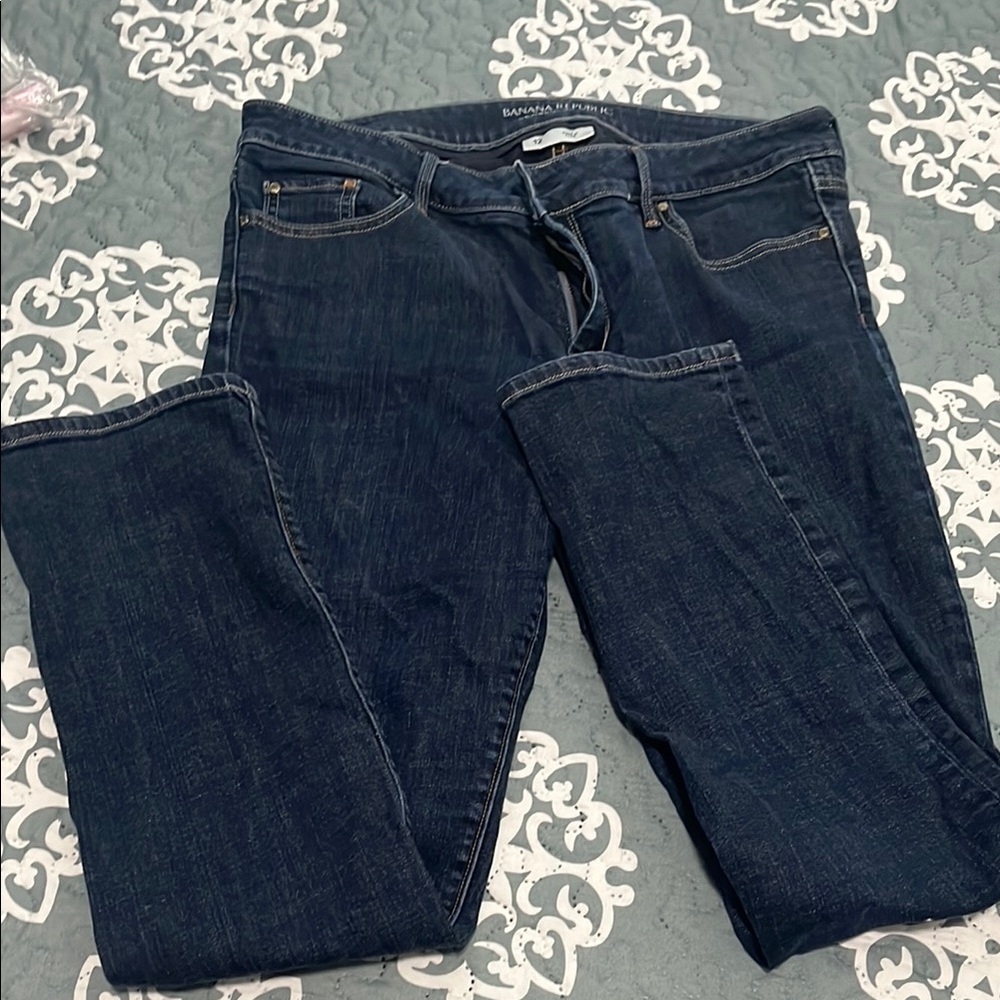 Banana Republic Blue Skinny Jeans Classic Style